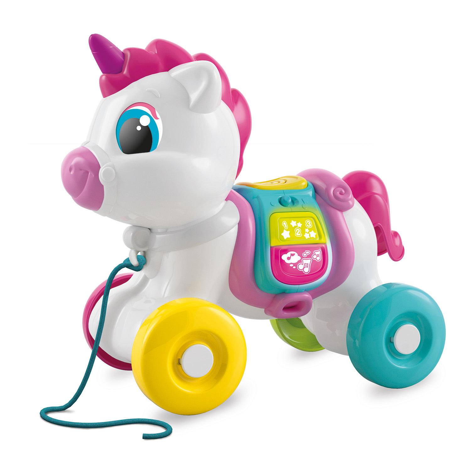 10001781310-661694ee1012a18cecbe8031 Baby Clementoni Βρεφικό Παιχνίδι Συρόμενο Μονόκερος Για 6-36 Μηνών - Image 1