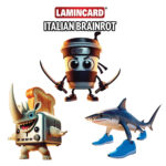 Italian Brainrot Συλλεκτικές Κάρτες Lamnicard Για 3+ - Image 2