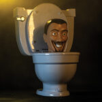 Skibidi Toilet Τουαλέτα με Αξεσουάρ​ Για 6+ Χρονών - Image 2