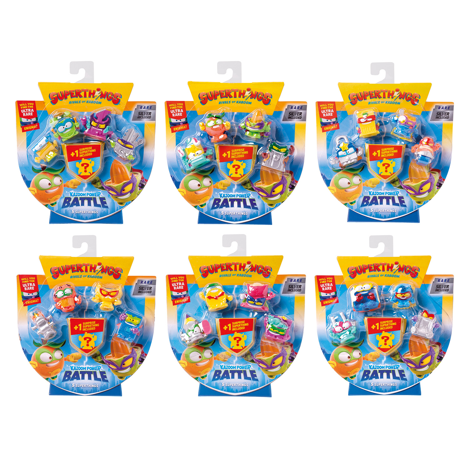 1013-61608-696f9443941cf1053a4094b1_1770958423 Superthings Μικροπλάσματα Kazoom Power Battle Blister 4+1 Φιγούρες Για 3+ - Image 1