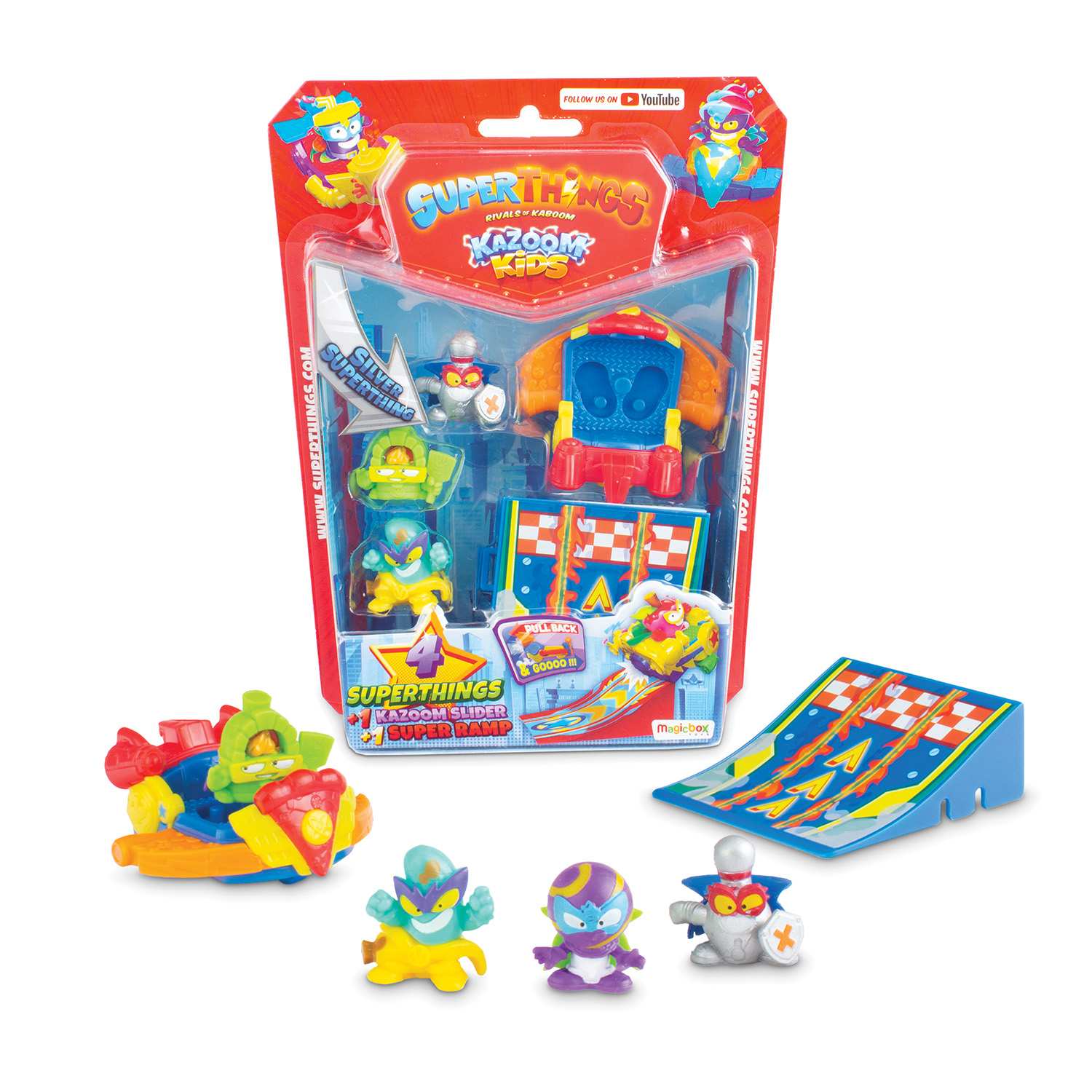 10136160600101-66abd31b895c2875fc26e92e Superthings Μικροπλάσματα Kazoom Kids Blister 4 Φιγούρες Με Αξεσουάρ Για 3+ Χρονών - Image 1