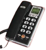 Ενσύρματο σταθερό τηλέφωνο - OHO 208 - 102082 - Black - Image 2