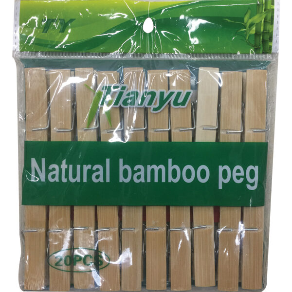 Σετ 20 ξύλινα μανταλάκια 7cm