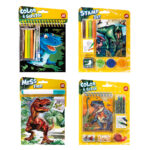 AS Σετ Ζωγραφικής Pocket Δεινόσαυροι Σε 4 Διαφορετικά Είδη Για Ηλικίες 3+ Χρονών