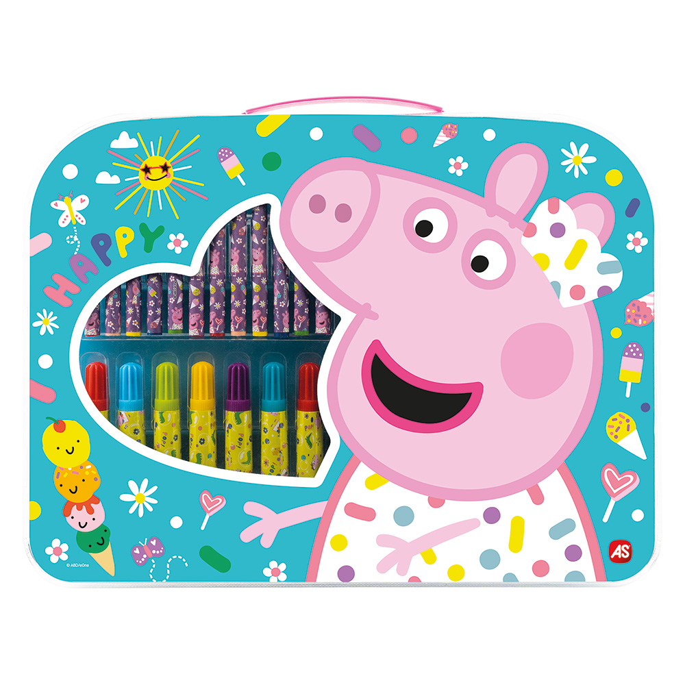 102366228-640f2f95a31d1a14b632e219 AS Art Case Σετ Ζωγραφικής Peppa Pig Για 3+ Χρονών - Image 1