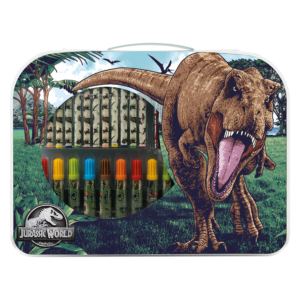 102366229-640f30c1a31d1a14b632e21e AS Art Case Σετ Ζωγραφικής Jurassic World Για 3+ Χρονών - Image 1