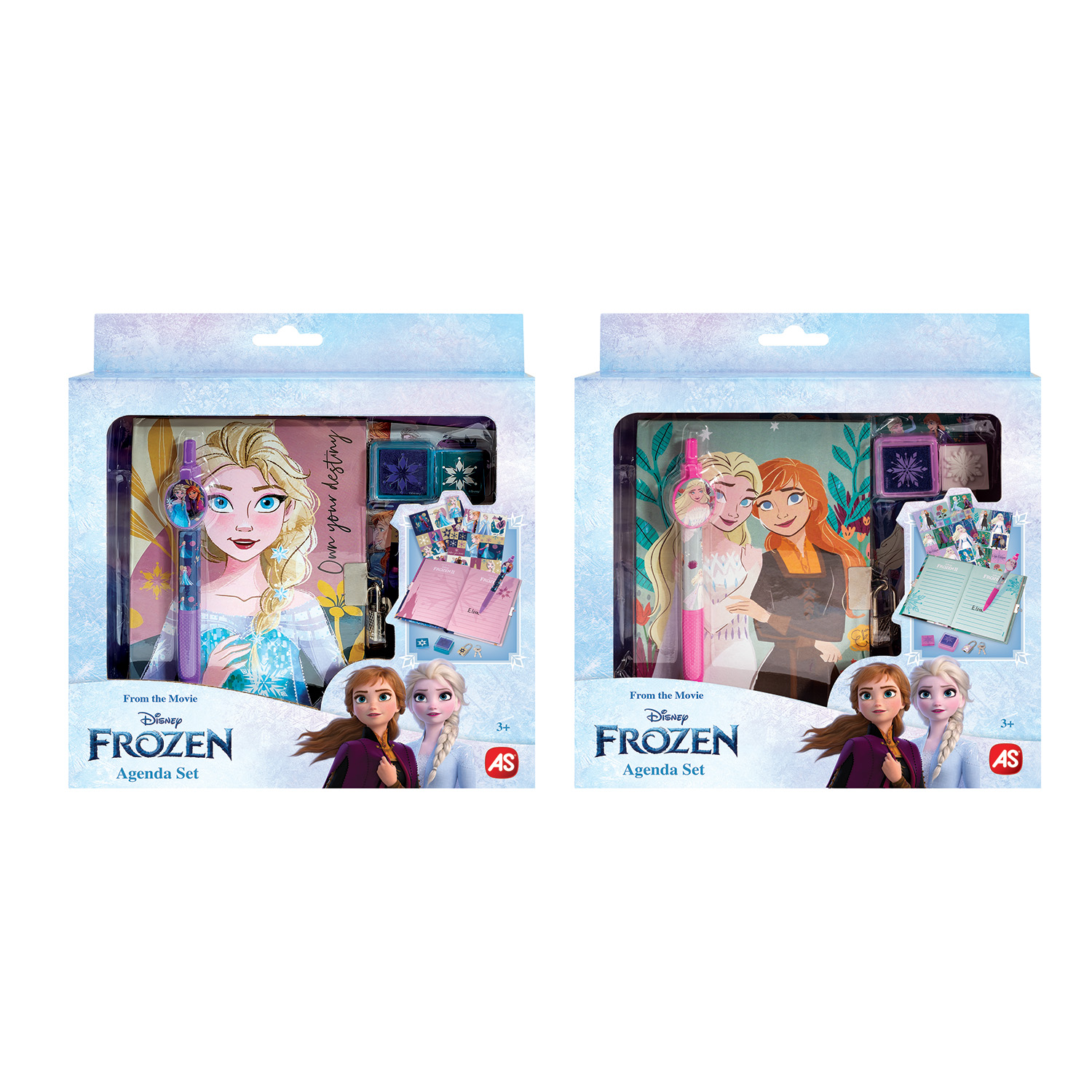 102764235-660d61df955b88d0504fb121 AS Ατζέντα Σετ Disney Frozen Σε 2 Σχέδια Για 3+ Χρονών - Image 1
