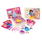 HappiHobbi Πριγκίπισσες Dress Up 34 Εκπαιδευτικοί Χάρτινοι Μαγνήτες Για 3+ Χρονών - Image 2