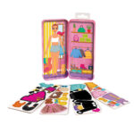 HappiHobbi Magnet Tins City Heroes - Fashion Girl - Mermaid Princess Εκπαιδευτικοί Χάρτινοι Μαγνήτες - Image 2