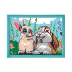 Paint & Frame | Paint by Numbers - Cute Bunnies | Για Ηλικίες 9+ Χρονών - Image 4