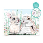 Paint & Frame | Paint by Numbers - Cute Bunnies | Για Ηλικίες 9+ Χρονών - Image 3