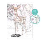 Paint & Frame | Paint by Numbers - Snow Deer | Για Ηλικίες 9+ Χρονών - Image 3