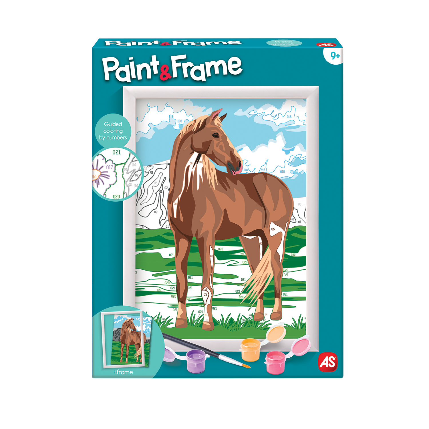 103841015-64075be7431d29df26bdeda7 Paint & Frame | Paint by Numbers - Wild Horse | Για Ηλικίες 9+ Χρονών - Image 1