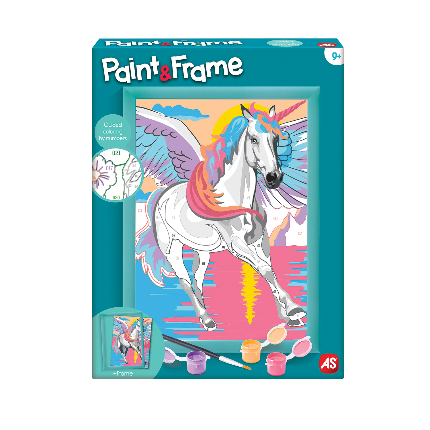 103841016-64075d46431d29df26bdedb1 Paint & Frame | Paint by Numbers - Magic Unicorn | Για Ηλικίες 9+ Χρονών - Image 1