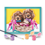 Paint & Frame | Paint by Numbers - Αdorable Puppies | Για Ηλικίες 7+ Χρονών - Image 2
