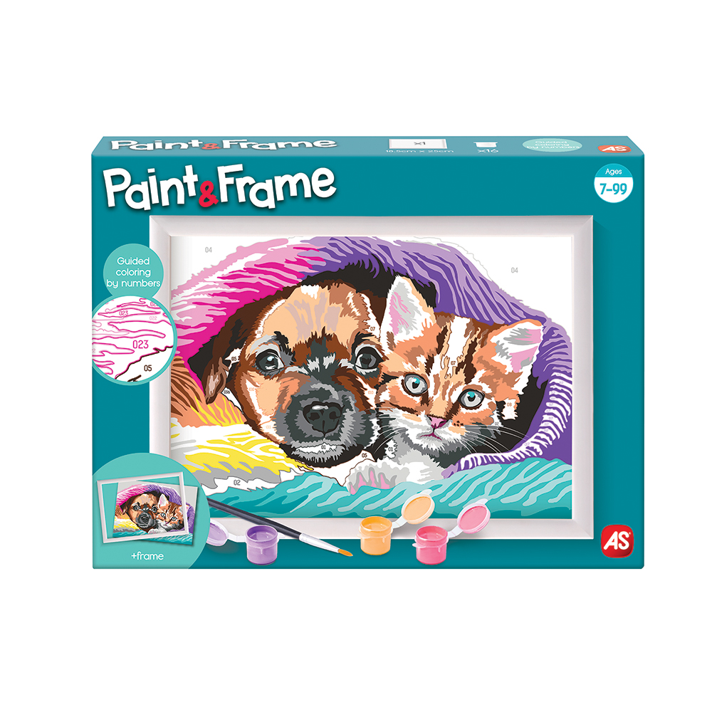 103841020-66991e67551698edf03bb3c0 Paint & Frame | Paint by Numbers - Sweet Friendship | Για Ηλικίες 9+ Χρονών - Image 1
