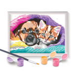 Paint & Frame | Paint by Numbers - Sweet Friendship | Για Ηλικίες 9+ Χρονών - Image 2