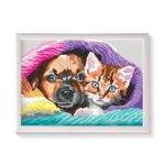 Paint & Frame | Paint by Numbers - Sweet Friendship | Για Ηλικίες 9+ Χρονών - Image 3
