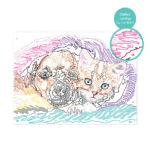 Paint & Frame | Paint by Numbers - Sweet Friendship | Για Ηλικίες 9+ Χρονών - Image 4