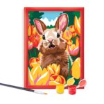 HappiHobbi Paint & Frame | Paint by Numbers - Cheerful Bunny | Για Ηλικίες 8+ Χρονών - Image 2