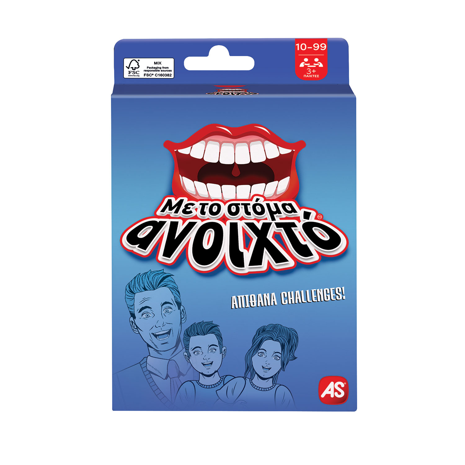 1040-21403-6390a76fb350aaa238b1ec70 AS Games Παιχνίδι Με Κάρτες Με Το Στόμα Ανοιχτό Για Ηλικίες 10+ Χρονών Και 3+ Παίκτες - Image 1