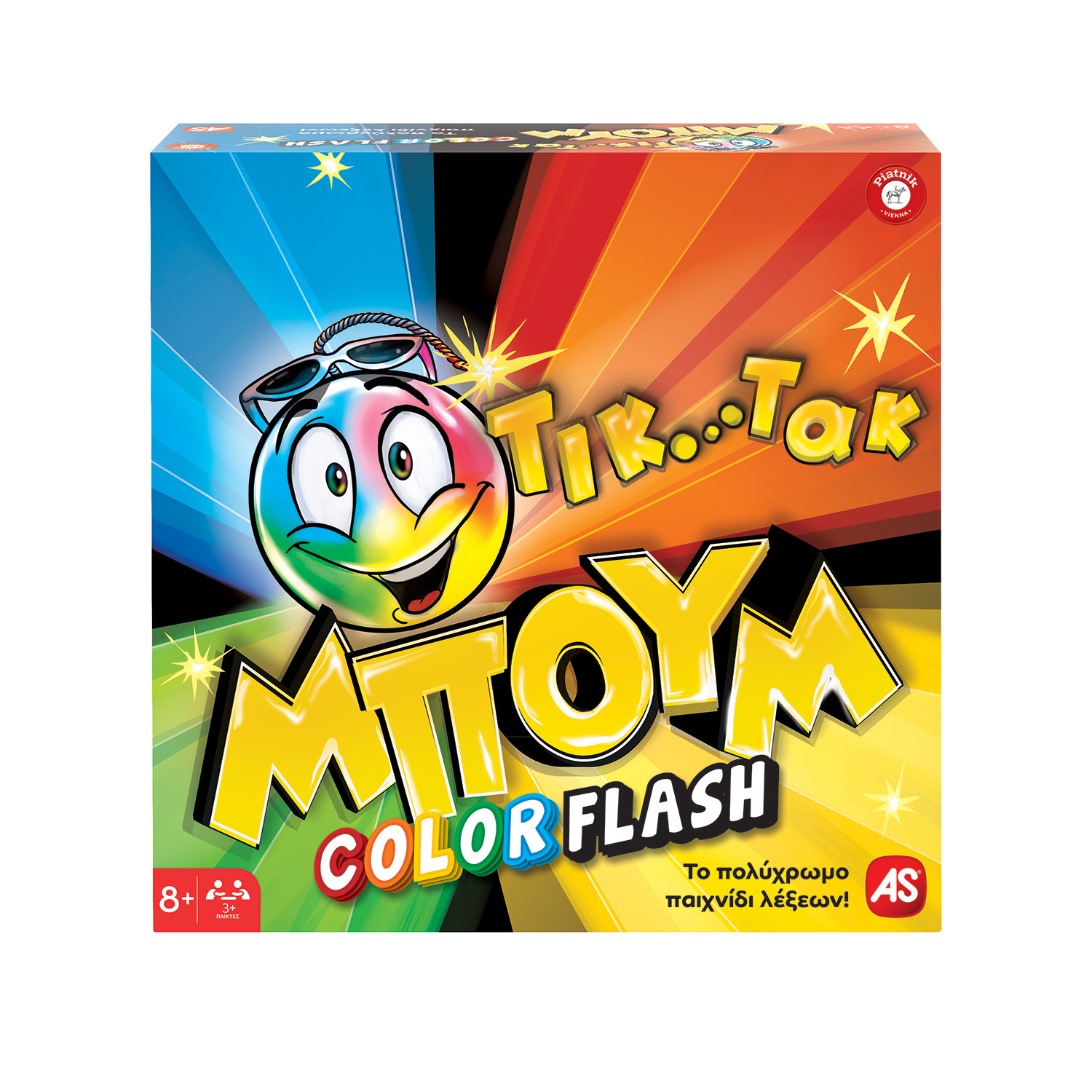 104024194-6707dd3b800441d13971bd4d_1729749575 AS Games Επιτραπέζιο Παιχνίδι Τικ Τακ Μπουμ Color Flash Για Ηλικίες 8+ Χρονών Και 3+ Παίκτες - Image 1