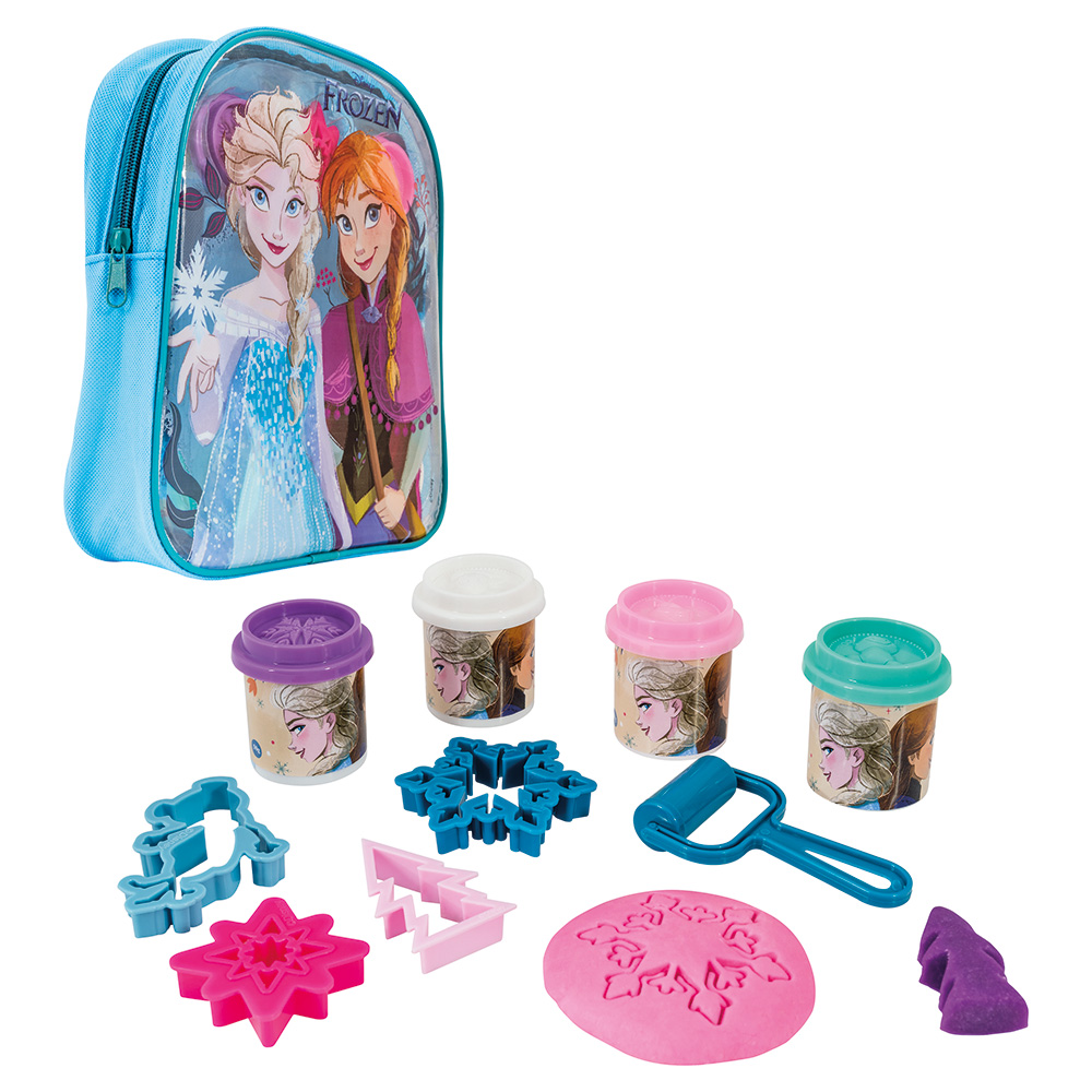 10450360011-64c7c6c4e223dc904bdd3c13 AS Πλαστελίνη Disney Frozen Τσάντα Πλάτης Με 4 Βαζάκια - Καπάκια Καλουπάκια Και 5 Εργαλεία 200gr Για - Image 1