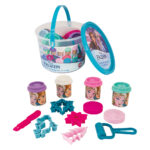AS Πλαστελίνη Disney Frozen Κουβαδάκι Με 4 Βαζάκια Και 8 Εργαλεία 200g 3+ Χρονών - Image 2