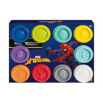 AS Πλαστελίνη Marvel Spiderman Κουτί Με 10 Βαζάκια Και Καπάκια Καλουπάκια 500gr Για 3+ Χρονών - Image 3