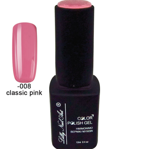 Ημιμόνιμο τριφασικό μανό 12ml - Classic pink