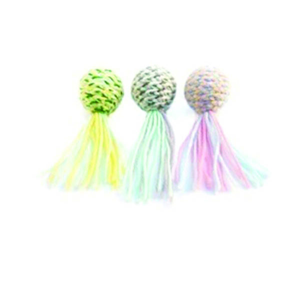 Παιχνίδι γάτας μπαλίτσα με κλωστές