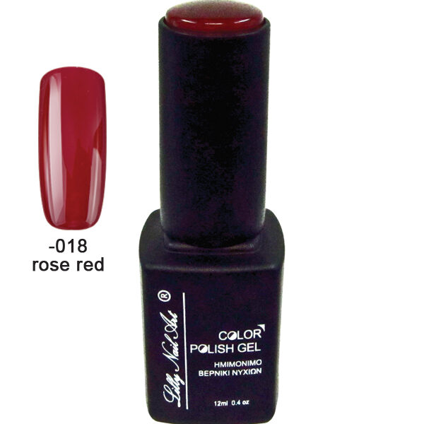 Ημιμόνιμο τριφασικό μανό 12ml - Rose red