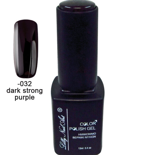 Ημιμόνιμο τριφασικό μανό 12ml - Dark strong purple