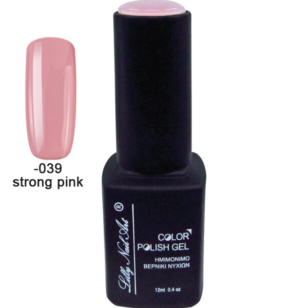 Ημιμόνιμο τριφασικό μανό 12ml - Strong pink