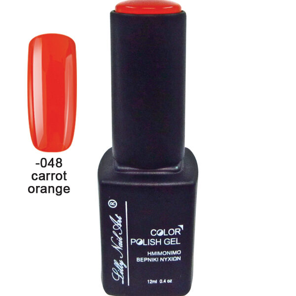 Ημιμόνιμο τριφασικό μανό 12ml - Carrot orange