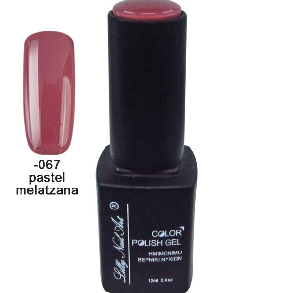 Ημιμόνιμο τριφασικό μανό 12ml - Pastel melatzana