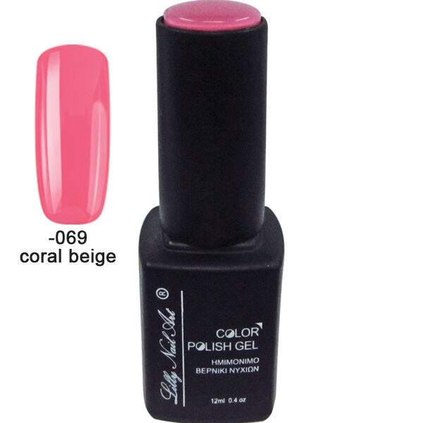 Ημιμόνιμο τριφασικό μανό 12ml - Coral beige