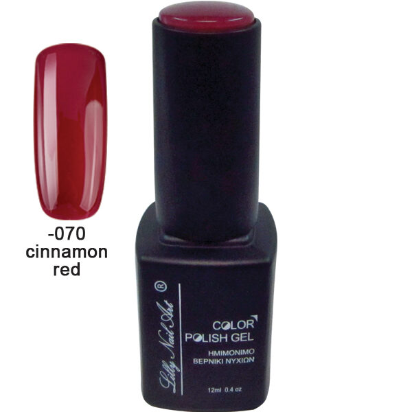 Ημιμόνιμο τριφασικό μανό 12ml - Cinnamon red