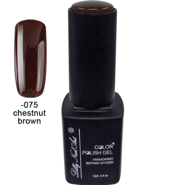 Ημιμόνιμο τριφασικό μανό 12ml - Chestnut brown