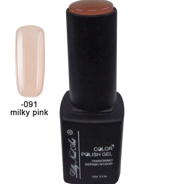 Ημιμόνιμο τριφασικό μανό 12ml - Milky pink (για γαλλικό)