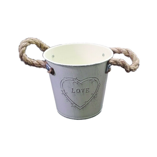 Γλαστράκι μεταλλικό 18 x 15,5cm