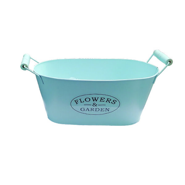 Γλάστρα μεταλλική 30x 14,5x 12cm