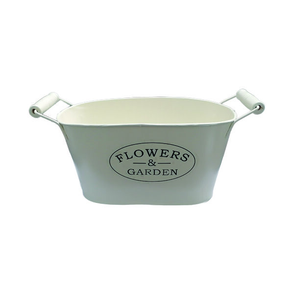 Γλάστρα μεταλλική 27x 13x 11,5cm