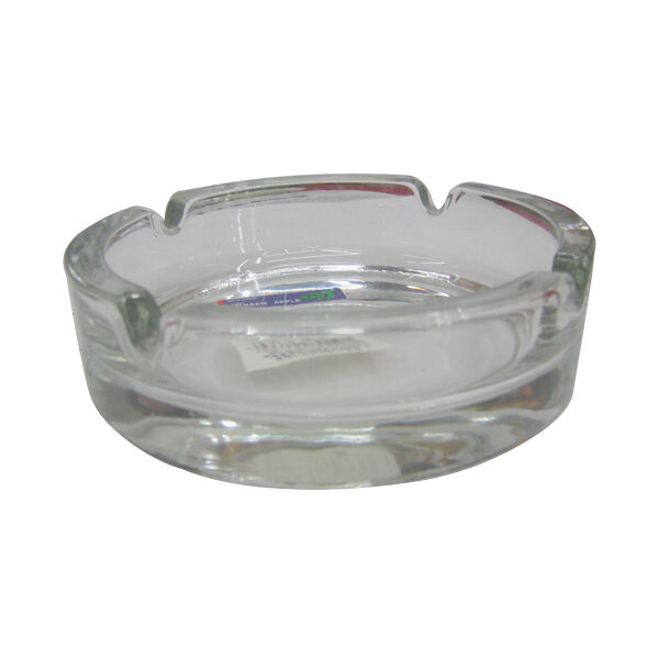 Γυάλινο στρογγυλό τασάκι