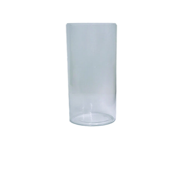 Διάφανο γυάλινο βάζο 25cm