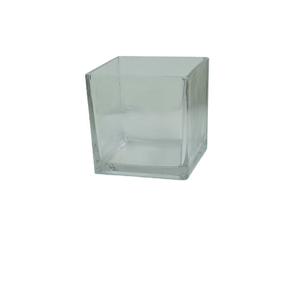 Βάζο γυάλινο 8,2x 8,2x 7,5cm