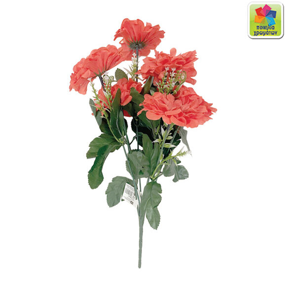 Μπουκετο λουλούδια πλαστικά 9άρι