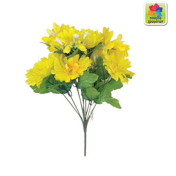 Μπουκετο λουλούδια πλαστικά 12άρι