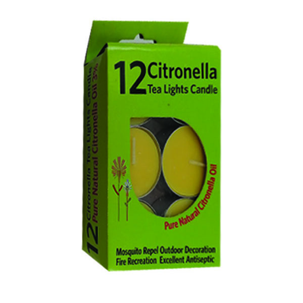 Σετ 12 κεριά ρεσώ σιτρονέλας