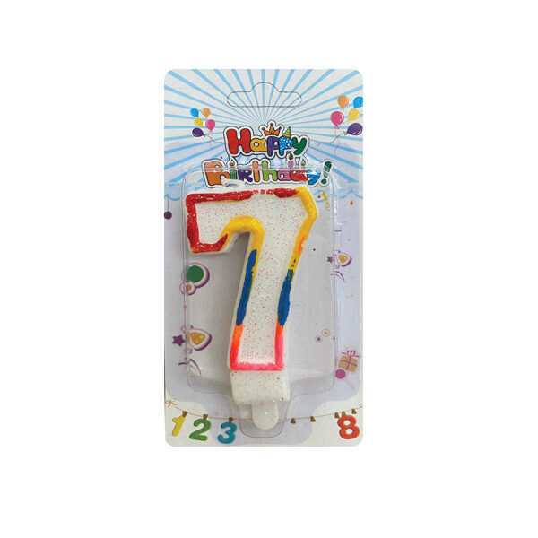 Κερί γενεθλίων αριθμός 7